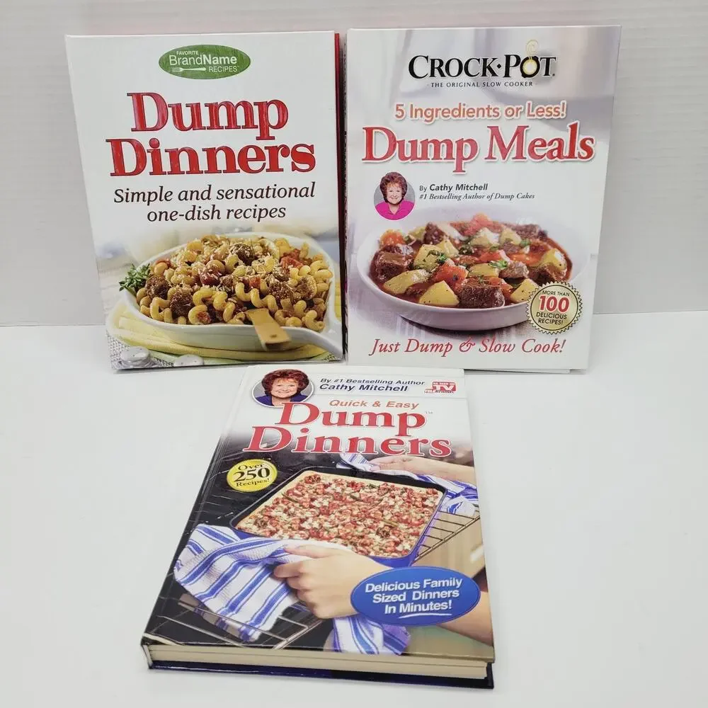 COOKING: Dump Meals Dump Dinners Quick & Easy Simple Sensational Cathy Mitchell